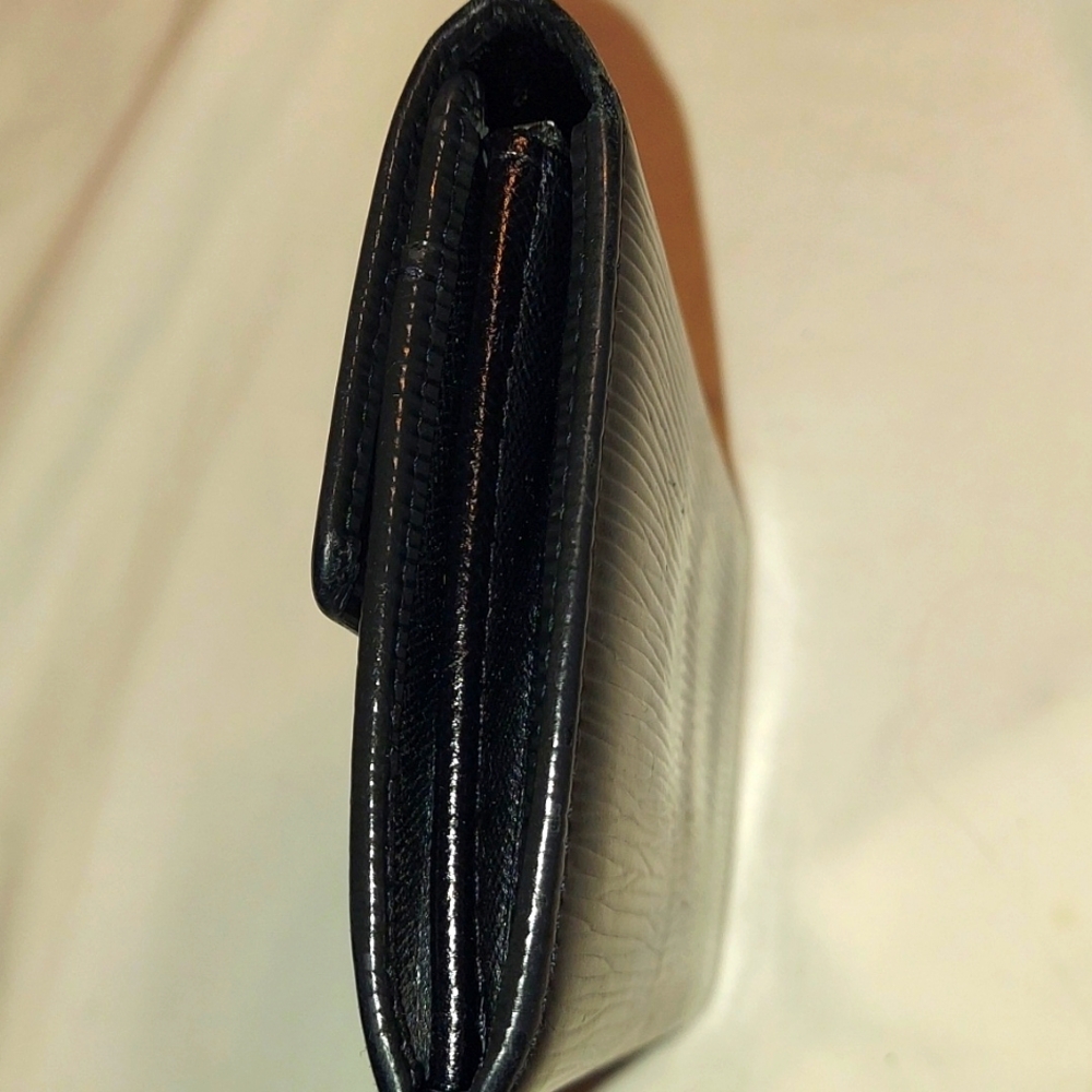 Louis Vuitton Porte Feuille Sara Black Epi Leather Long Wallet - Picture 9 of 10